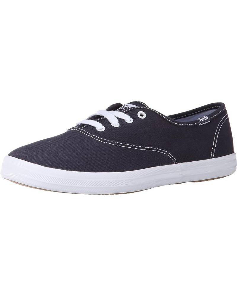 Women's Champion Originals Leather Navy $33.57 Loafers & Slip-Ons