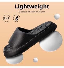 Shower Shoes, Cloud Slippers for Women and Men, Slippers for Women Bathroom Slides Sandals, Ultra Cushion, Thick Sole Light B...