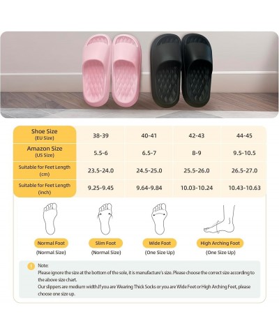 Shower Shoes, Cloud Slippers for Women and Men, Slippers for Women Bathroom Slides Sandals, Ultra Cushion, Thick Sole Light B...