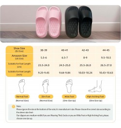 Shower Shoes, Cloud Slippers for Women and Men, Slippers for Women Bathroom Slides Sandals, Ultra Cushion, Thick Sole Light B...