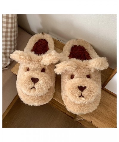 Women's Cute Animal Slippers Kawaii Fluffy Winter Warm Slippers Cow 2 40-41(fit39-40) $21.41 Slippers