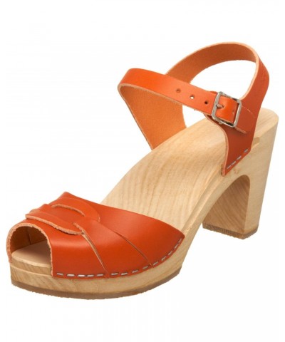 Women's Super High Ankle Strap Sandal,Orange,10 M US $85.92 Sandals