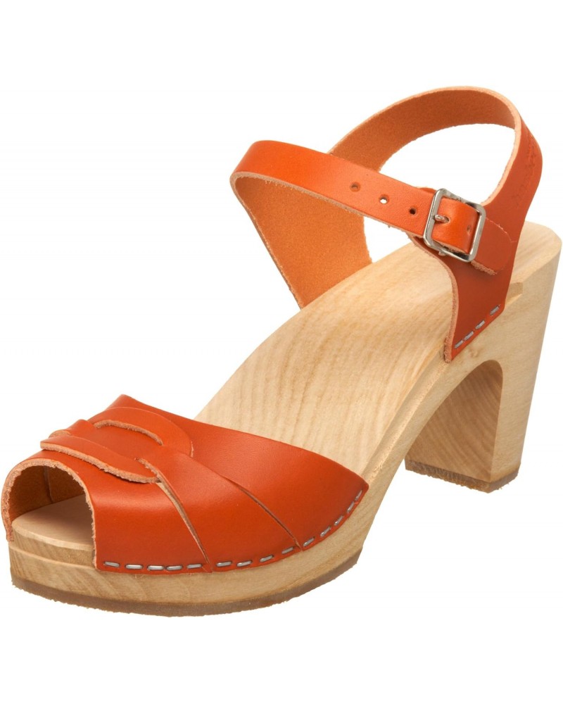 Women's Super High Ankle Strap Sandal,Orange,10 M US $85.92 Sandals