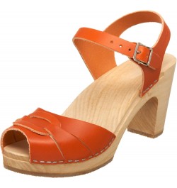 Women's Super High Ankle Strap Sandal,Orange,10 M US $85.92 Sandals