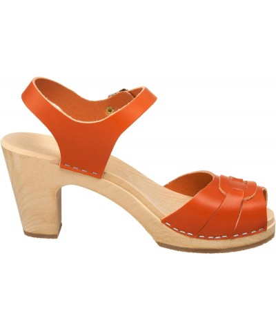 Women's Super High Ankle Strap Sandal,Orange,10 M US $85.92 Sandals