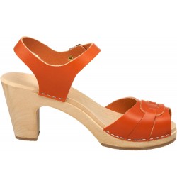 Women's Super High Ankle Strap Sandal,Orange,10 M US $85.92 Sandals