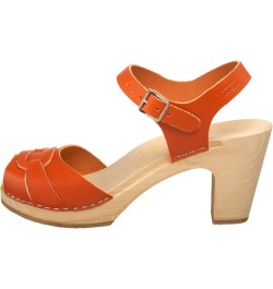 Women's Super High Ankle Strap Sandal,Orange,10 M US $85.92 Sandals