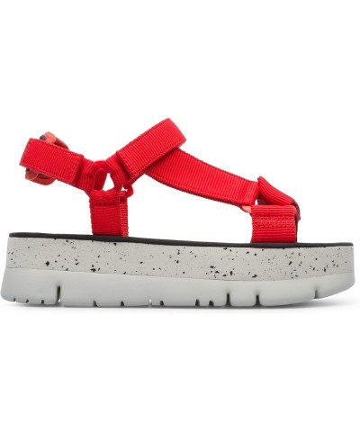 Women's Wedge Sandal Red $55.67 Sandals