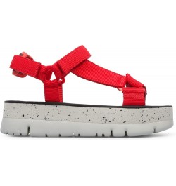 Women's Wedge Sandal Red $55.67 Sandals