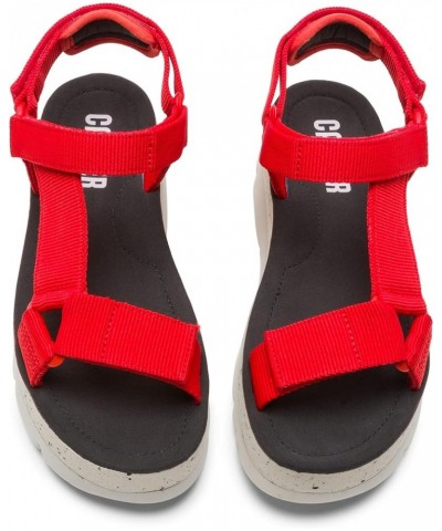 Women's Wedge Sandal Red $55.67 Sandals