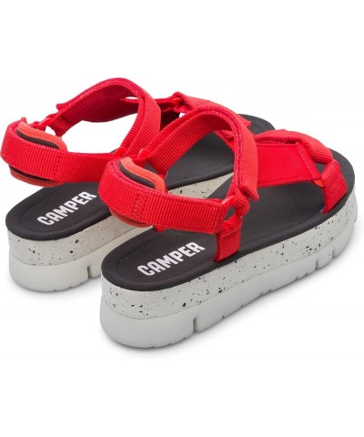 Women's Wedge Sandal Red $55.67 Sandals