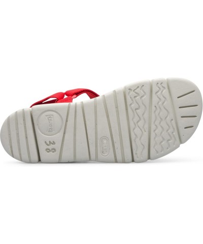 Women's Wedge Sandal Red $55.67 Sandals