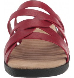 Women's Sheri Slide Sandal Red $24.36 Sandals