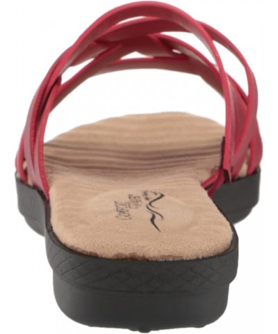 Women's Sheri Slide Sandal Red $24.36 Sandals