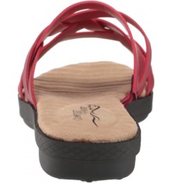 Women's Sheri Slide Sandal Red $24.36 Sandals