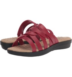 Women's Sheri Slide Sandal Red $24.36 Sandals