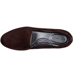 Womens Geneva Casual Shoes Dark Brown Suede $13.96 Loafers & Slip-Ons