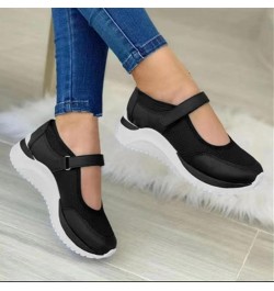 Womens Slip On Walking Shoes Casual Single Shoes for Women with Thick Soles Flying Woven Breathable Hook Dress Shoes Black $1...