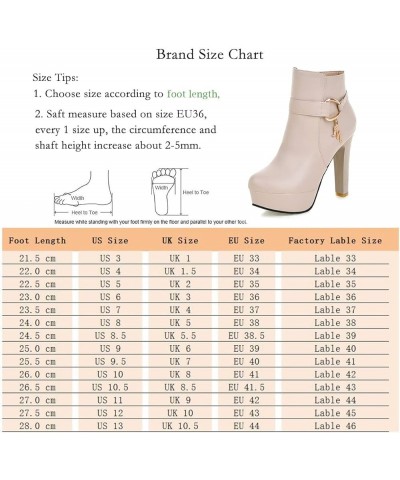 Elegant Platform Booties 108 Apricot $26.49 Boots