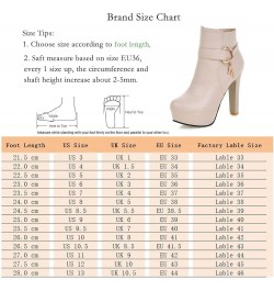 Elegant Platform Booties 108 Apricot $26.49 Boots