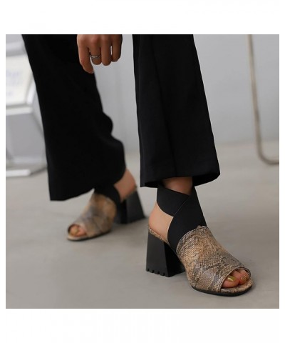 walking sandals women beach flip flop chunky platform shoes Mules Flat Shoes Z 12-brown $14.14 Sandals