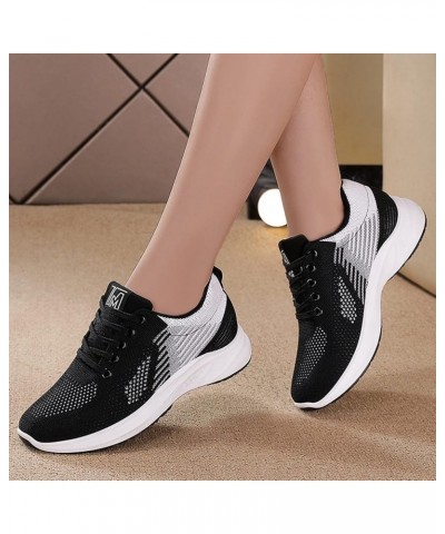 Women Breathable Lace Up Shoes Flats Casual Shoes Unisex Lightweight Work Shoes Sporty Breathable Slip Work Trainers Shoes At...