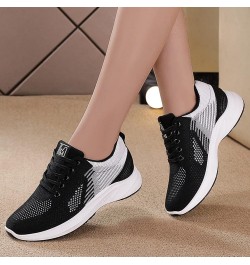 Women Breathable Lace Up Shoes Flats Casual Shoes Unisex Lightweight Work Shoes Sporty Breathable Slip Work Trainers Shoes At...