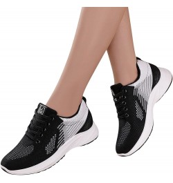 Women Breathable Lace Up Shoes Flats Casual Shoes Unisex Lightweight Work Shoes Sporty Breathable Slip Work Trainers Shoes At...