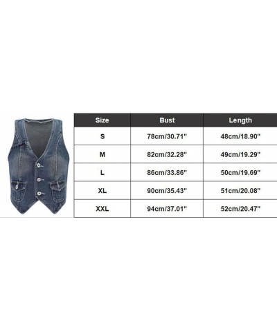 Camisoles Plus Size Short Slim Fit Strap Style Denim Vest Top Bra in Tops for Women H-blue - Women Fashion Denim Vest $11.85 ...