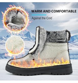 Winter Snow Boots for Women: Warm Fur Lined Ankle Booties Lace Up Slip on Outdoor Walking Womens Boots Black 008 $17.81 Boots