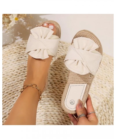 Womens Mid Heels Shoes Comfortable Orthopedic Sandal Non Slip Slip On Casual Summer Dress Sandals 11-zoxro-c-beige $15.50 San...