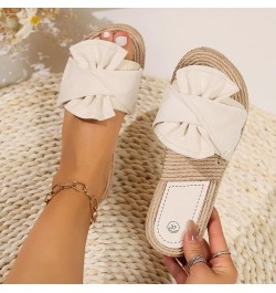 Womens Mid Heels Shoes Comfortable Orthopedic Sandal Non Slip Slip On Casual Summer Dress Sandals 11-zoxro-c-beige $15.50 San...