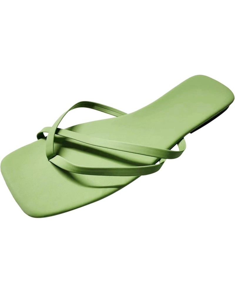 Women Summer Flat Sandals, Flat Sandals for Women Strappy Sandal, Flat Sandals with Buckled Ankle Strap Sandals Green $14.11 ...