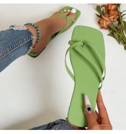 Women Summer Flat Sandals, Flat Sandals for Women Strappy Sandal, Flat Sandals with Buckled Ankle Strap Sandals Green $14.11 ...