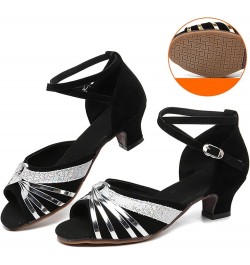 black kitten heels for women, Women Fashion Dancing Rumba Waltz Prom Ballroom Latin Salsa Dance Sandals Shoes Z 12-h $19.16 A...