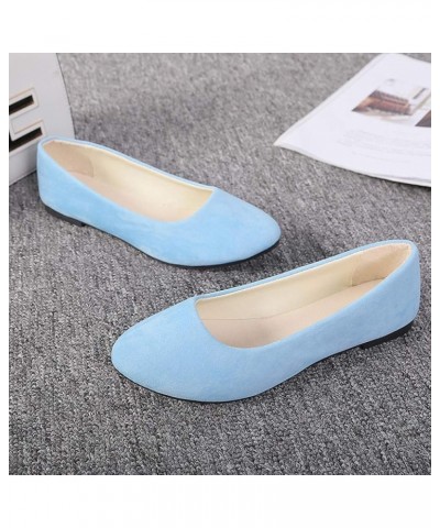 Fashion Sneakers, Fashion Womens Breathable Lace Up Shoes Flats Casual Shoes zapatos casuales de mujer Light Blue $17.91 Loaf...