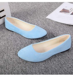 Fashion Sneakers, Fashion Womens Breathable Lace Up Shoes Flats Casual Shoes zapatos casuales de mujer Light Blue $17.91 Loaf...