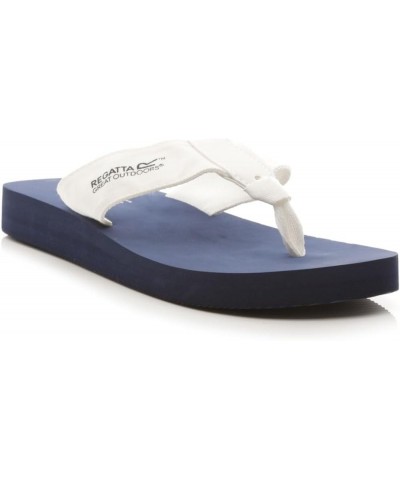 Women's Flip Flop Sandals Blue Navy White 6h7 $19.23 Sandals