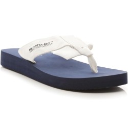 Women's Flip Flop Sandals Blue Navy White 6h7 $19.23 Sandals