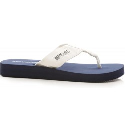 Women's Flip Flop Sandals Blue Navy White 6h7 $19.23 Sandals