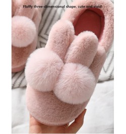 Cozy Women's Cute Warm Plush House Slippers，Winter Indoor Thickened Soft Bottom Anti-Skid Cotton Slippers，for Girl，Gift，Famil...