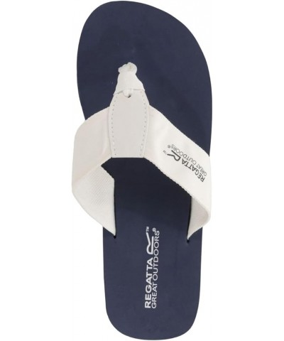 Women's Flip Flop Sandals Blue Navy White 6h7 $19.23 Sandals