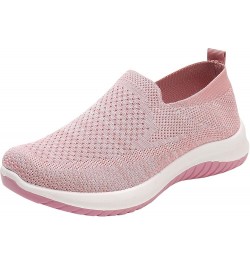 Slip On Canvas Shoes for Women Low Top Fashion Sneakers Comfortable Walking Flats, Slip On Sneakers Z 14-pink $13.12 Athletic...