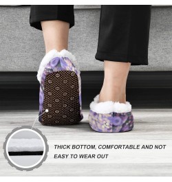 Women's Closed Back House Slippers Winter Memory Foam Slippers Comfy Slippers Bedroom Shoes Indoor Outdoor Fuzzy Fleece Warm ...