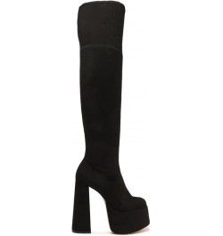 Shirley Leather Over The Knee Boot Black $40.80 Boots