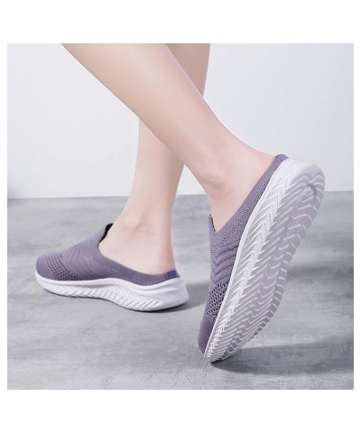 High Chunky Heels for Women Platform Espadrille Sandals Chunky Block Open Toe Strappy Non Slip Flip Flop Sandal 89-ixpyn-purp...