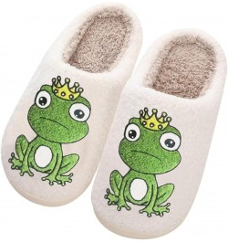 Women's Plush Slippers Cartoon Frog Slippers Cartoon Animal Slippers Memory Foam Cloud Slide Slippers Indoor Slippers Home Sh...