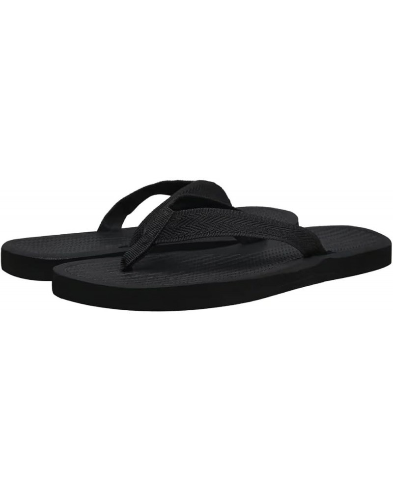 Women's Flip Flops/Sandals/Summer Beach Slippers W1-dark Black $9.71 Sandals