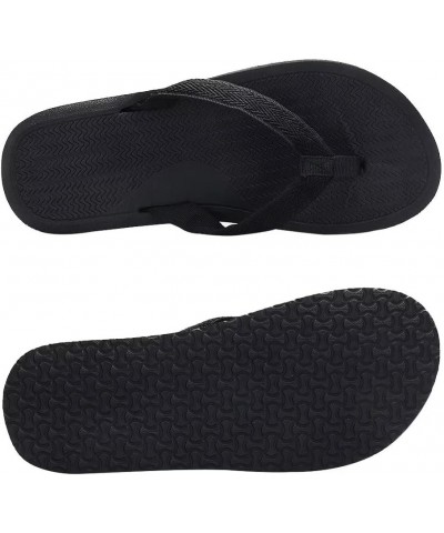 Women's Flip Flops/Sandals/Summer Beach Slippers W1-dark Black $9.71 Sandals