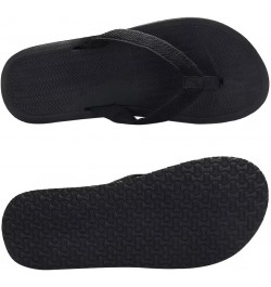 Women's Flip Flops/Sandals/Summer Beach Slippers W1-dark Black $9.71 Sandals